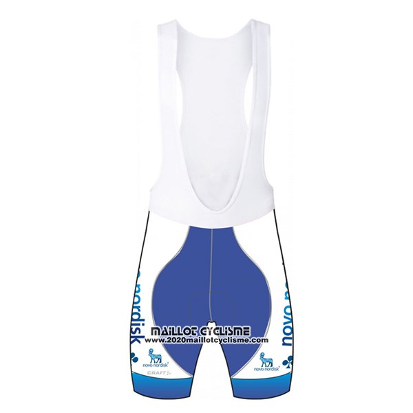 2017 Maillot Ciclismo Novo Nordisk Bleu Manches Courtes et Cuissard